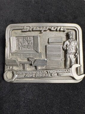 Snap-on Pewter Belt Buckle